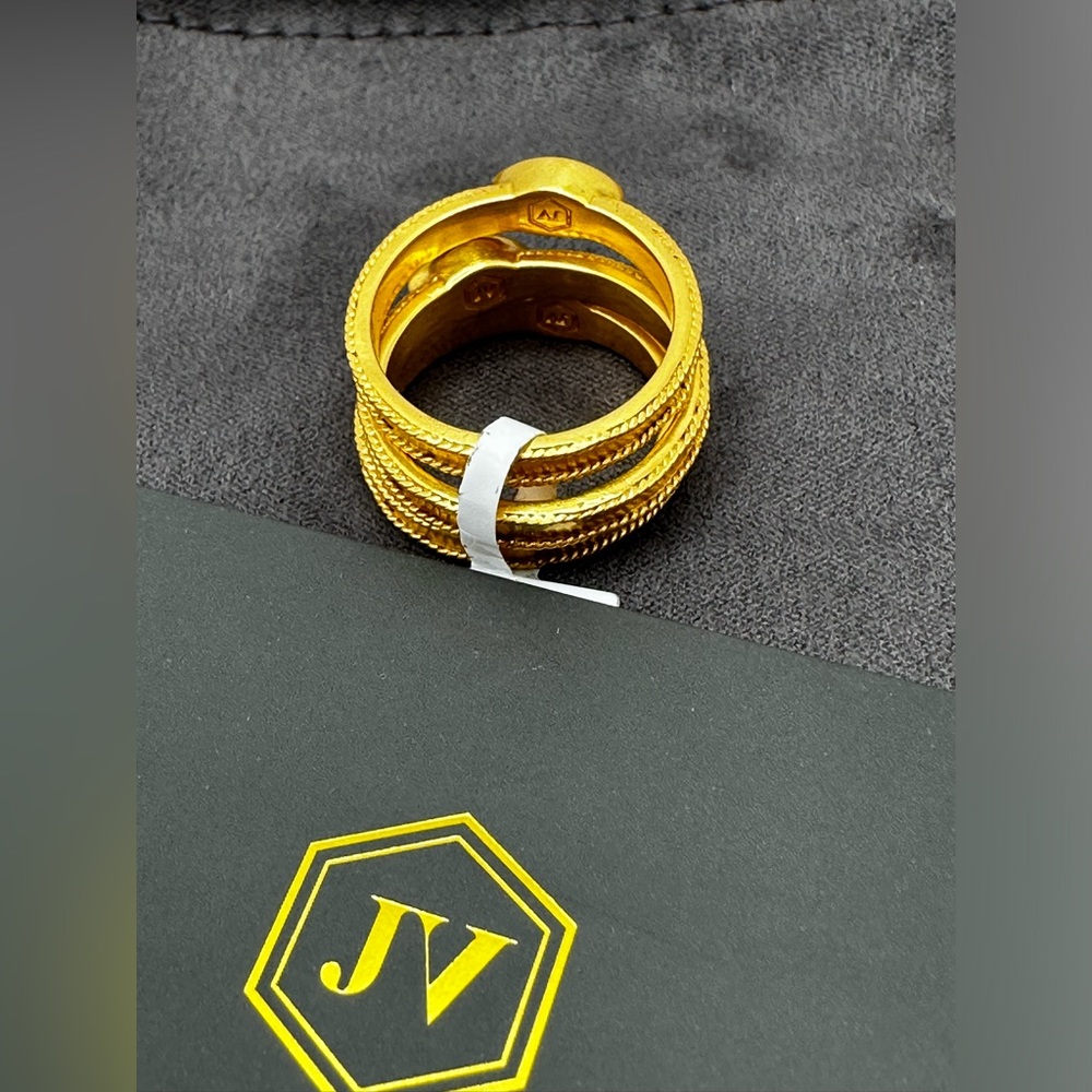 NWT Luxury Minimalist Authentic Julie Vos marquise cubic zirconia Ring Set - Picture 15 of 17